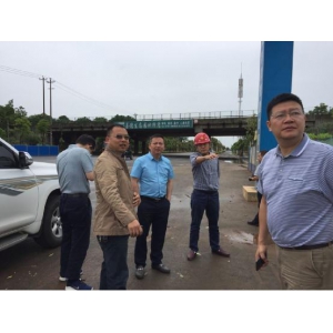 市公路局曲斌副局长检查兴德路项目安全工作