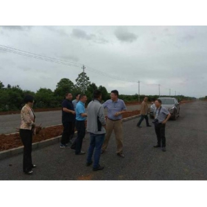 市公路局对G319、G207常德城区段改线工程A合同段进行安全检查