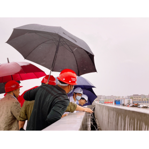 常德市副市长谭丁调研张公庙澧水特大桥项目